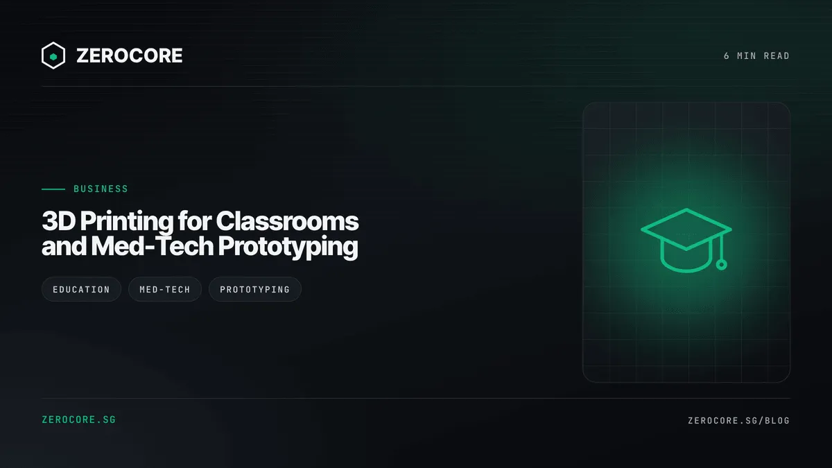 3D Printing for Classrooms and Med-Tech Prototyping