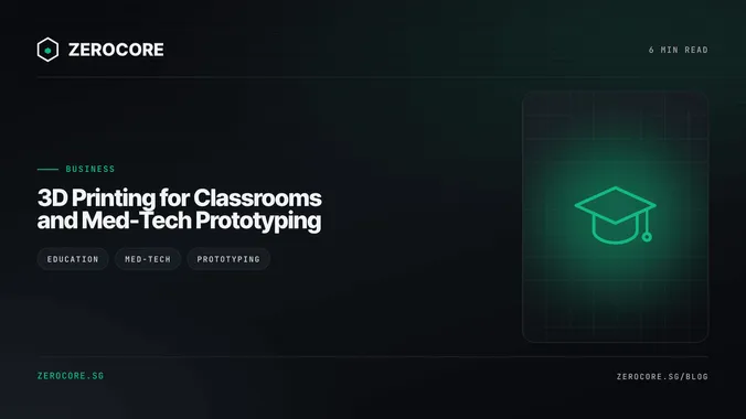 3D Printing for Classrooms and Med-Tech Prototyping