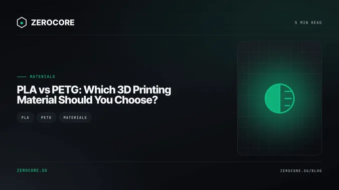 PLA vs PETG: Which 3D Printing Material Should You Choose?