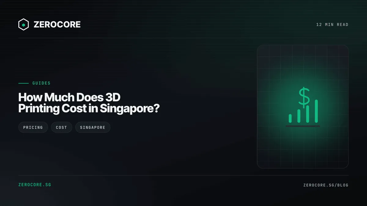 How Much Does 3D Printing Cost in Singapore?
