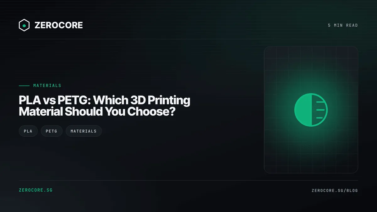 PLA vs PETG: Which 3D Printing Material Should You Choose?