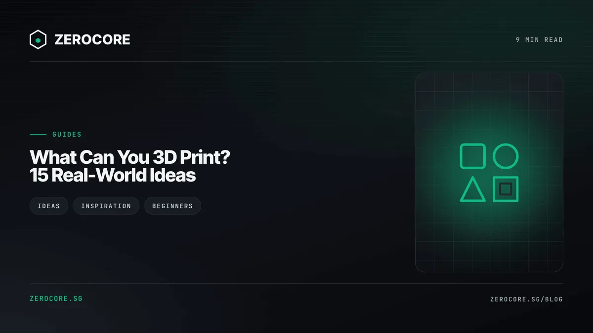 What Can You 3D Print? 15 Real-World Ideas